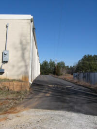 Back of Building Outbound Road